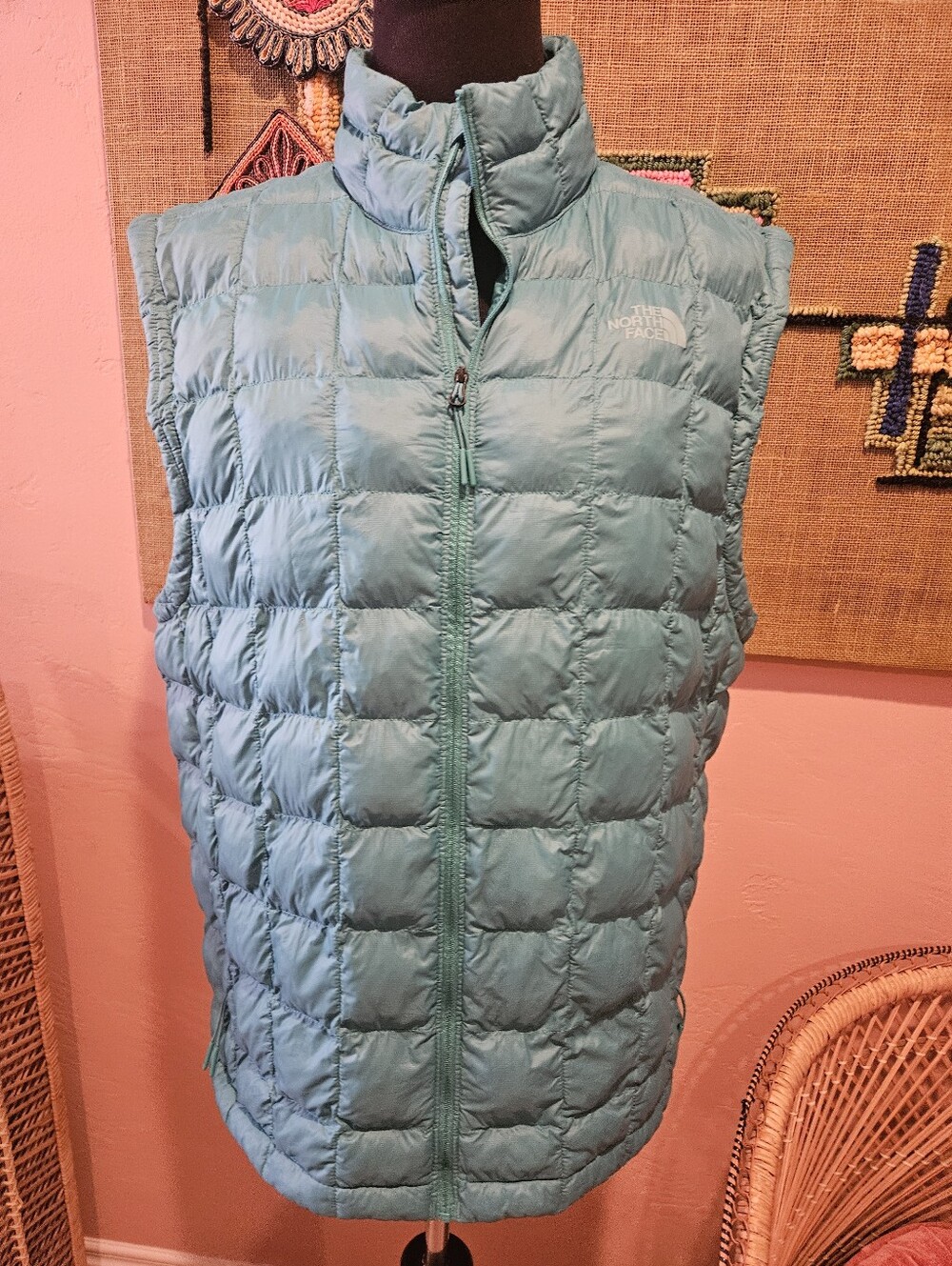 The North Face Teal Puffer Vest